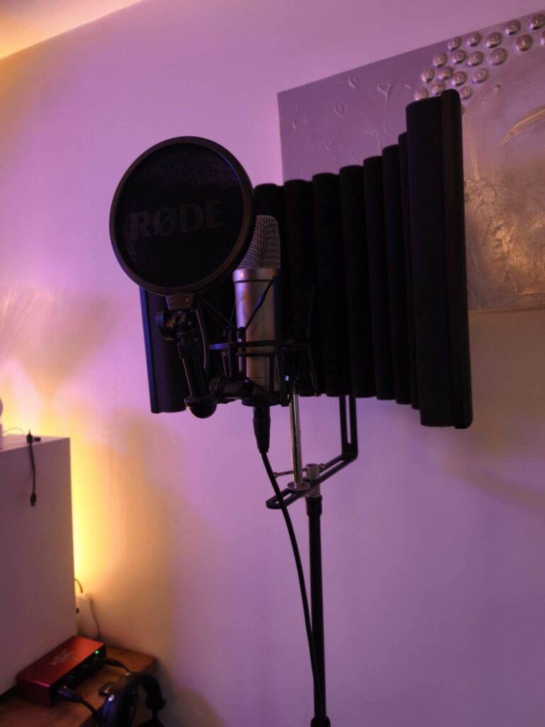 Installation micro Rode pour streaming à Nîmes