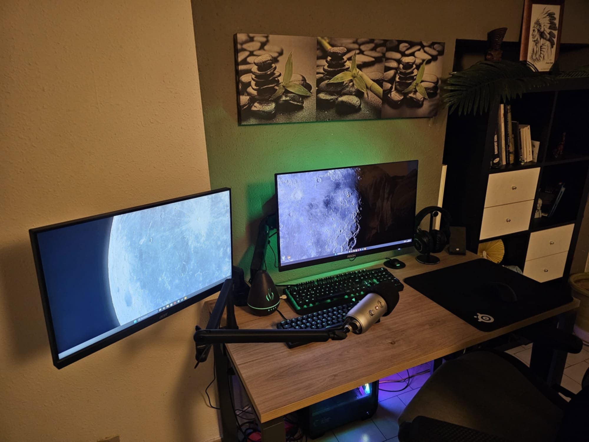 Setup Gaming Dual Screen